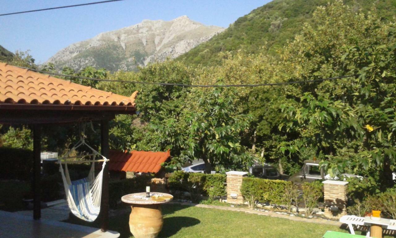 Ferienwohnung Kalogirou Stone House Limniónas Exterior foto