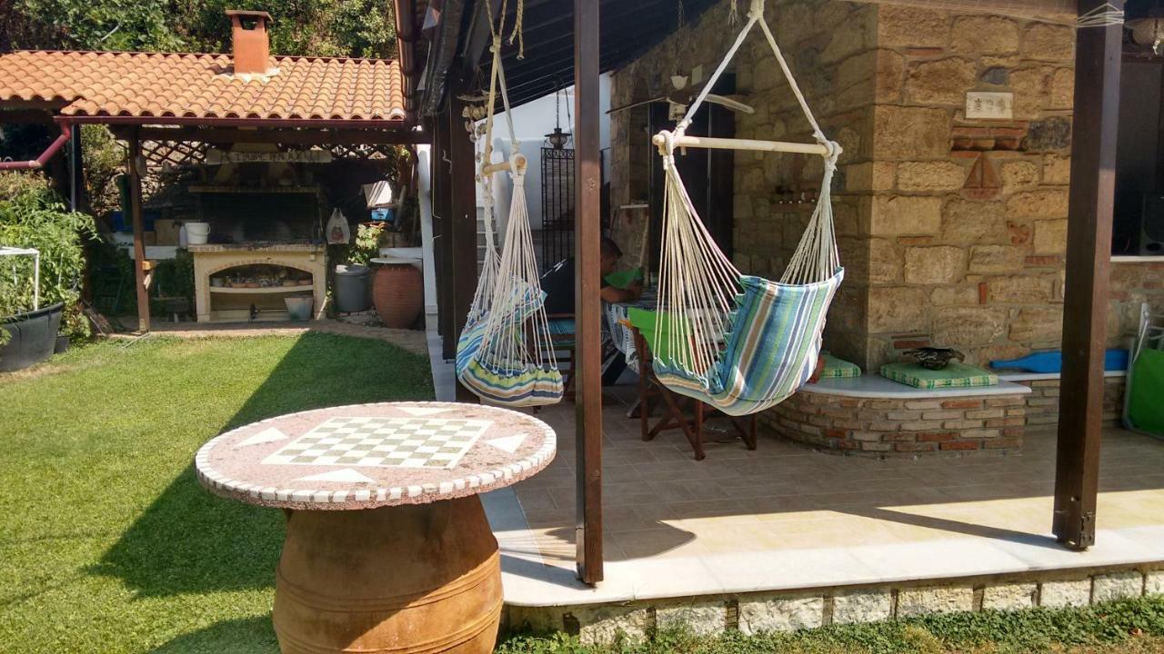 Ferienwohnung Kalogirou Stone House Limniónas Exterior foto